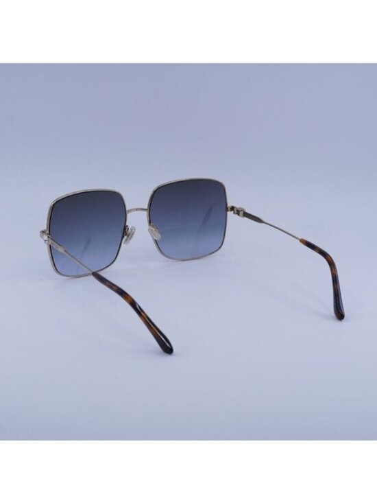 Jimmy Choo LILI/S 0000 GB Sunglasses Rose Gold Square Frame, Grey Lenses main image 5